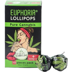 Euphoria Lollipops 10x25g Pure Cannabis