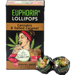 Euphoria Lollipops 10x25g Salted Caramel