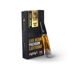 E8 Cartridge 1ml CBD Live Resin Super Jack
