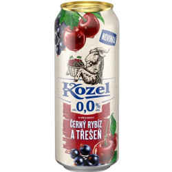 Kozel 0,5L Nealko Černý rybíz třešeň (24)