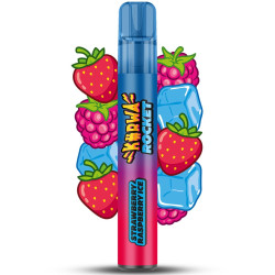 Kurwa Rocket 1200 Strawberry Raspberry Ice (10)