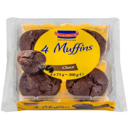 Muffins Chocolate 4x75g (300g) Kuchenmeister