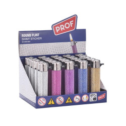 Zapalovac Prof Shiny Sticker 25ks