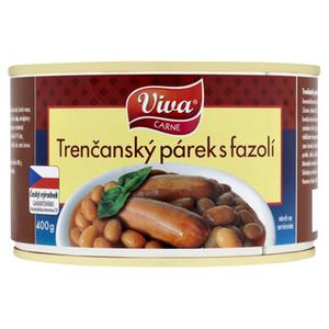 chi tiết Viva 400g Trenčanský párek s fazolí