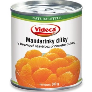 chi tiết Videca Mandarinky dílky 300g
