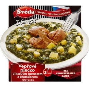 detail Sveda 330g Vepřové Plecko se Špenátem (6)