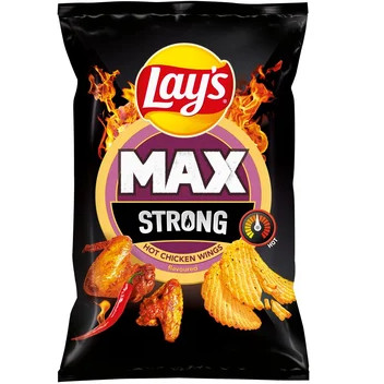 detail Lays 120g Strong Hot Chicken Wings (24)