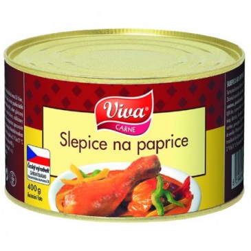 detail Viva 400g Slepice na paprice