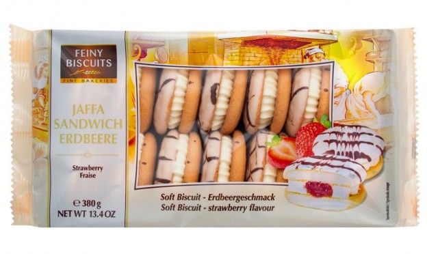 chi tiết Feiny Biscuits Sandwich 380g Cream&Strawberry (9)