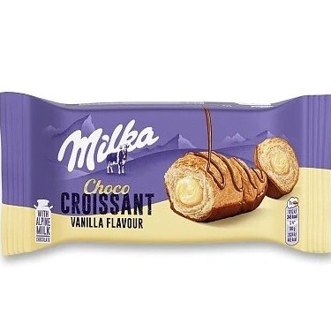 chi tiết Milka 50g Croissant Vanilka (16ks/kra)