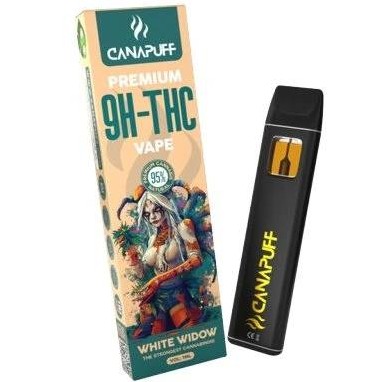 detail CanaPuff Vape 9H-THC White Widow