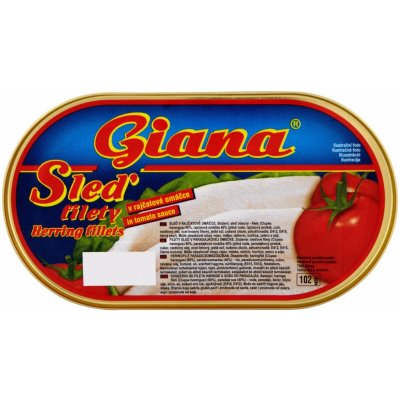 chi tiết Giana 170g Sleď Filety v Rajčatové Omáčce (12)