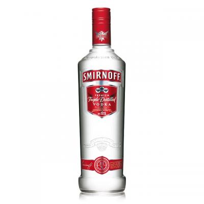 chi tiết Smirnoff Red Vodka 1L 37,5%