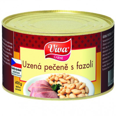 chi tiết Viva 400g Uzená Pečeně s Fazolí