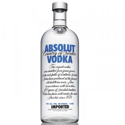 detail Absolut Vodka 1L 40%