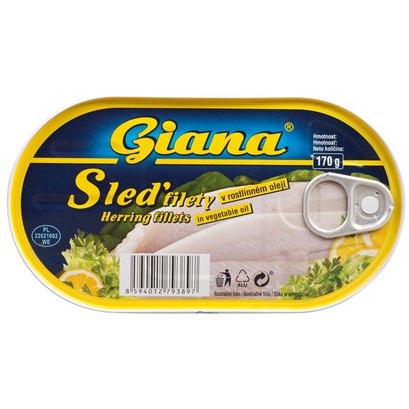 chi tiết Giana 170g Sleď Filety v Rostlinném Oleji (12)