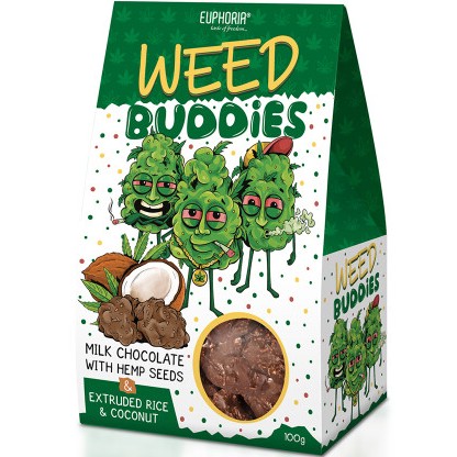 chi tiết Euphoria Weed Buddies 100g Milk (18)