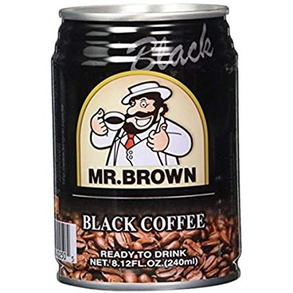 detail Mr. Brown 0,24L Black Coffee (24ks)