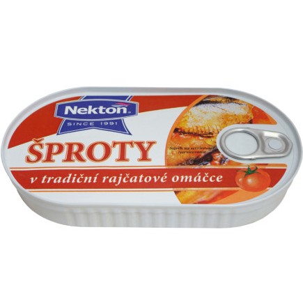 chi tiết Nekton 170g Šproty v Trační Rajčatové O.M (6)