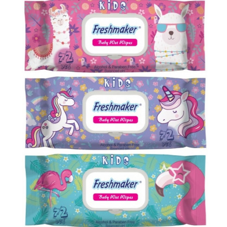 chi tiết Freshmaker Vlhčené ubrousky Kids (72)