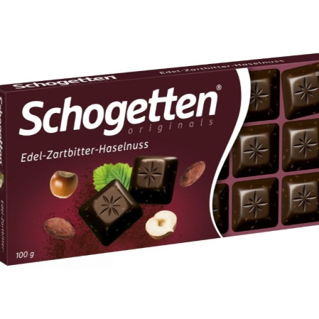 detail Schogetten 100g zartbitter haselnuss *