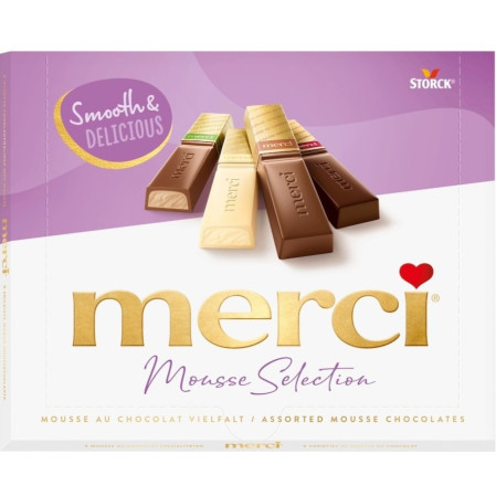 chi tiết Merci 250g Mousse Selection ( Fialovy) HSD 1/11/26