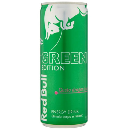 detail Red Bull 0,25L NN Green Edition Gusto Dragon