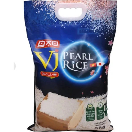 chi tiết Gao Vj 5kg Pearl Rice