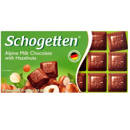 chi tiết Schogetten 100g Hazelnuts *