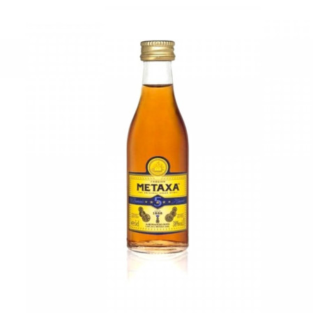 chi tiết Metaxa 5* 0,05L 38% MINI