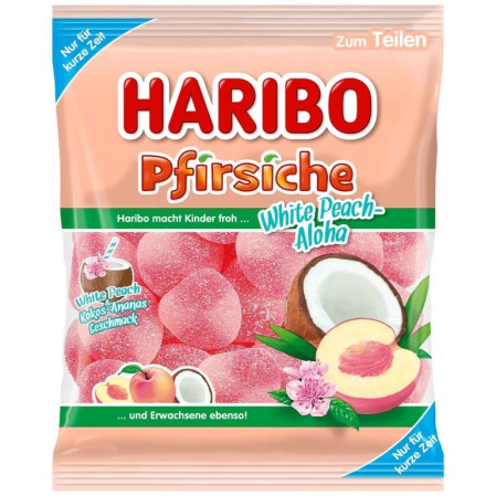 chi tiết Haribo 175g Pfirsiche White Peach*
