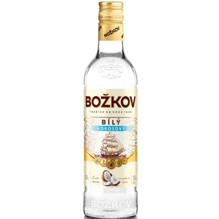chi tiết Bozkov 0,5L Bílý kokos 30% (x15)
