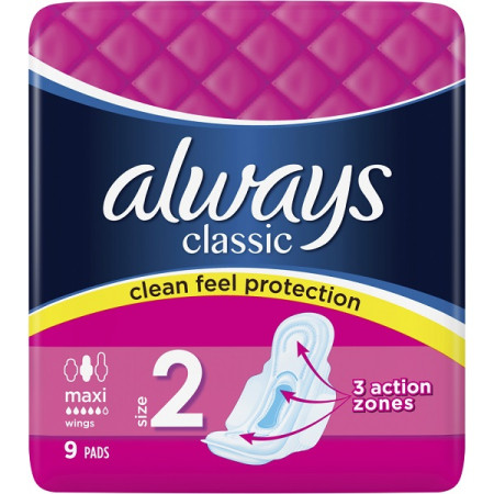 chi tiết Always Classic 9ks Maxi-2(16KS)