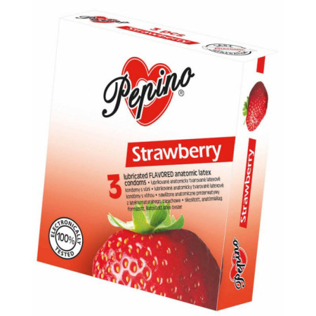 detail Pepino Kondomy Strawberry 3ks (24)
