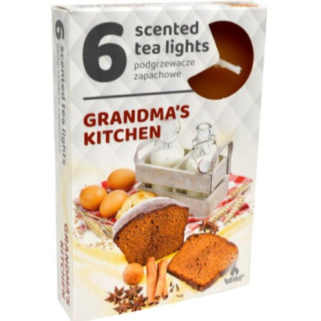 chi tiết Admit Svíčka Čajová 6ks Grandmas Kitchen