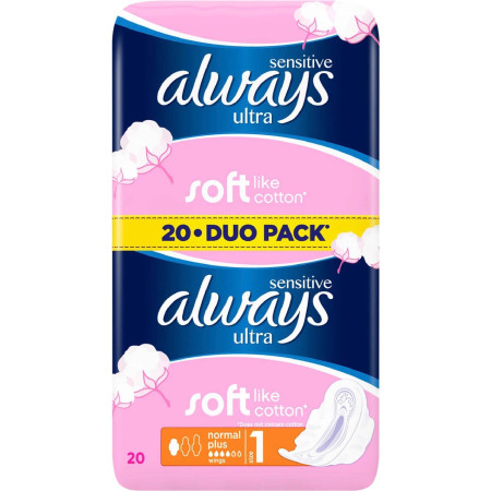 chi tiết Always Ultra Duo Sensittive (20ks/fol)