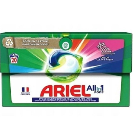 detail Ariel Kapsle 20ks Color Clean