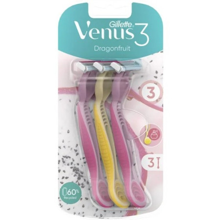 chi tiết Gillette Holitka Venus (3ks/bil) Dragonfruit
