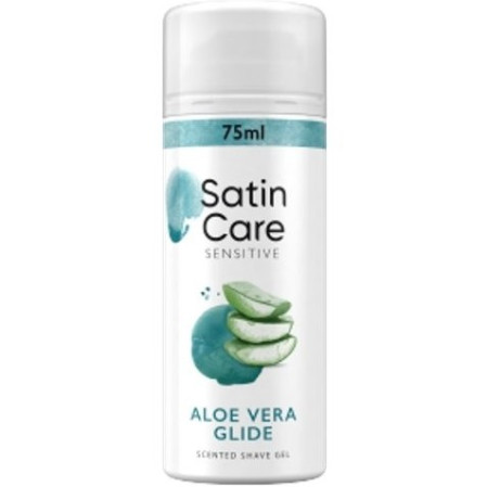chi tiết Gillette Satinc Gel 75ml Aloe Vera (6ks/bal)