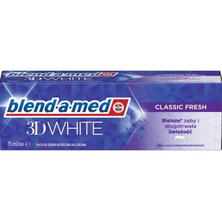 chi tiết BlendAmed 75ml 3D Classic Fresh