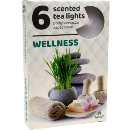 chi tiết Admit Svíčka Čajová 6ks Wellness