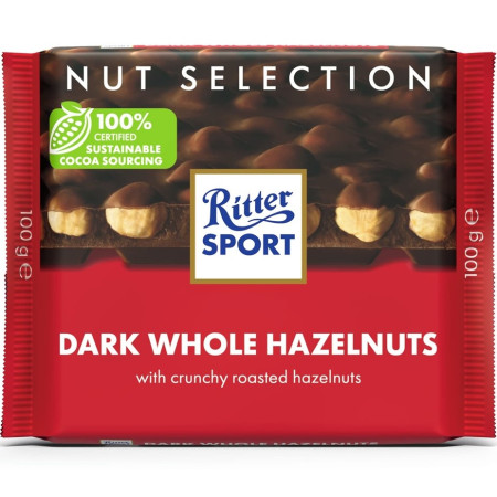 chi tiết Ritter Sport 100g Nut Dark Whole Hazelnut (10)