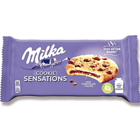 chi tiết Milka 156g Cookie Sensations