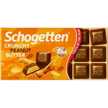 chi tiết Schogetten 100g Crunchy Peanut Butter *