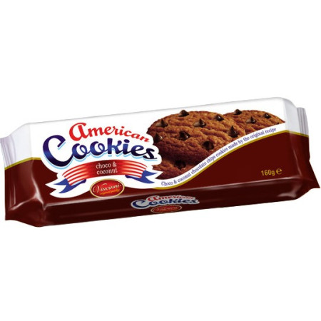 chi tiết American Cookies 160g Choco & Coconut (15)