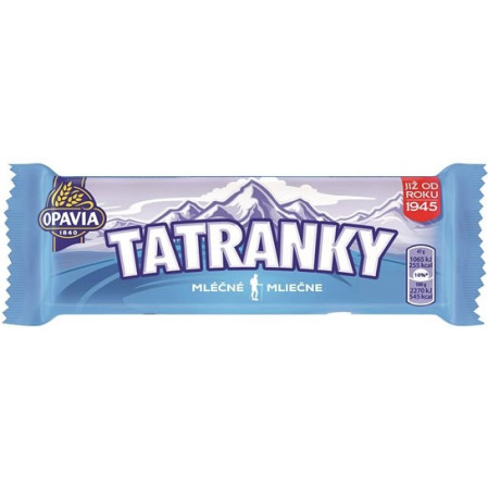 detail Opavia Tatranky 47g Mléčné