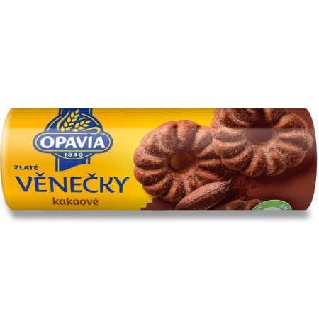 chi tiết Opavia Zlaté Věnečky Sušenky kakaové 150g