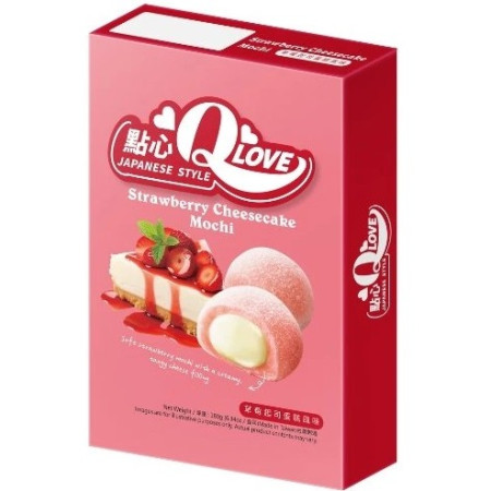chi tiết Mochi 180g Strawberry Cheesecake
