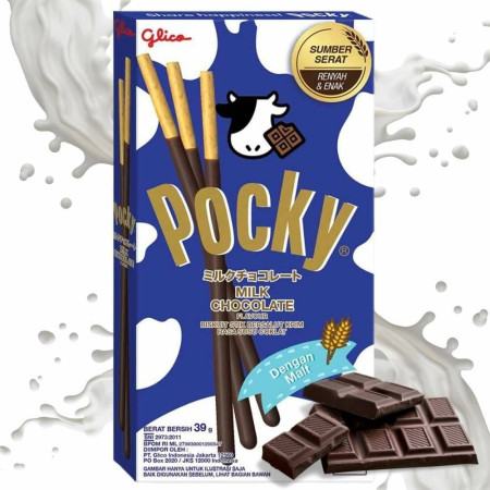 detail POCKY Tyčinky 39g Milk Chocolate