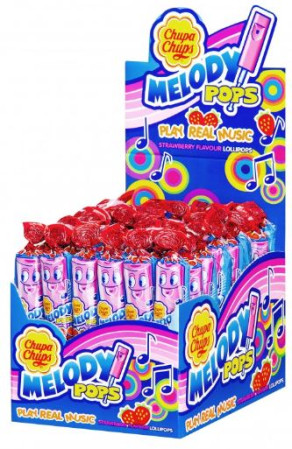 detail Chupa Chups 15g Melody pop Strawberry (48)